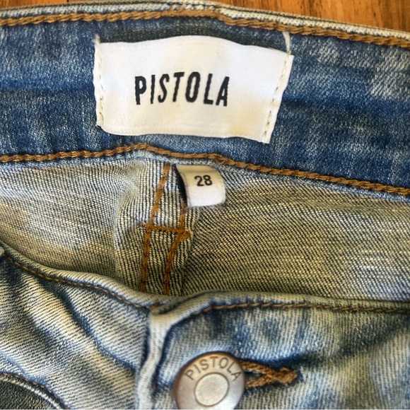 Pistola Light Wash 28 Stretchy Cropped Jeans - Picture 3 of 7